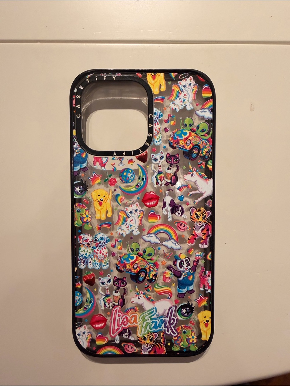 Lisa Frank Sticker Clear Phone 14 Pro Max Case